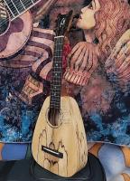 ROMERO CREATIONS ST Concert Spalted Mango Low G